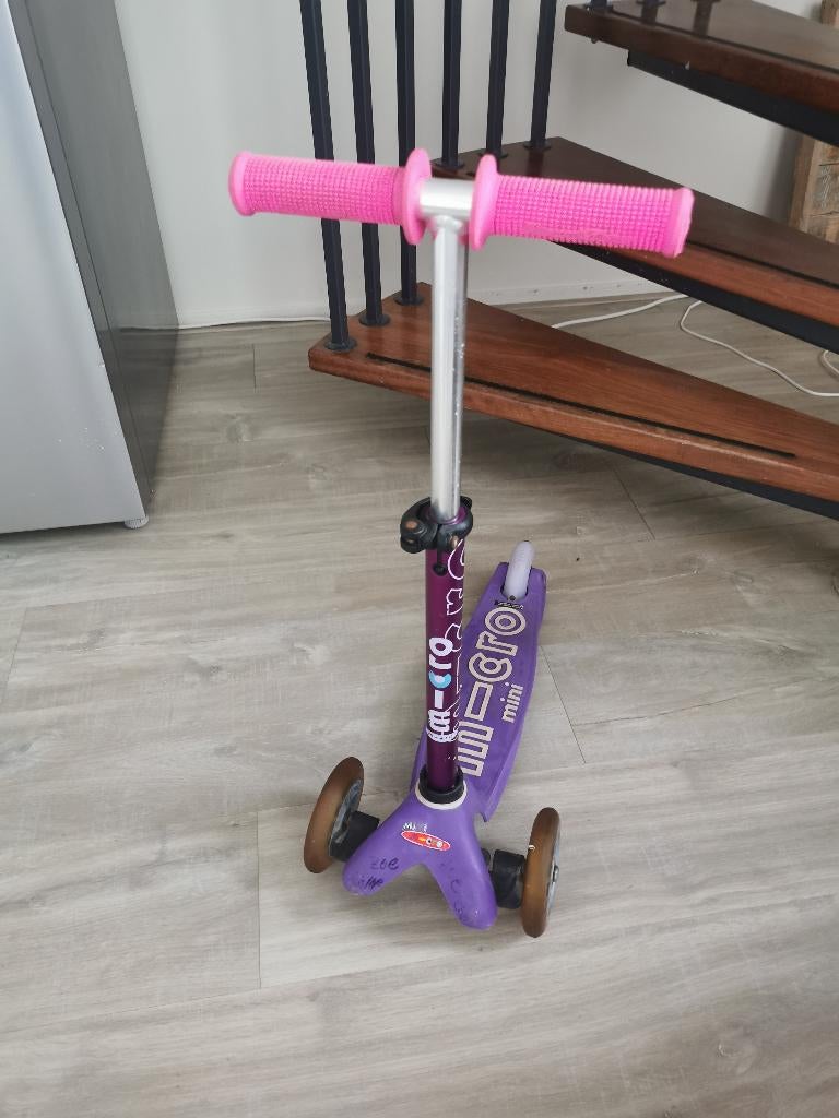 Micro Mini Step Paars, Fietsen en Brommers, Steps, Ophalen, Gebruikt, Gewone step, Micro Step Mini