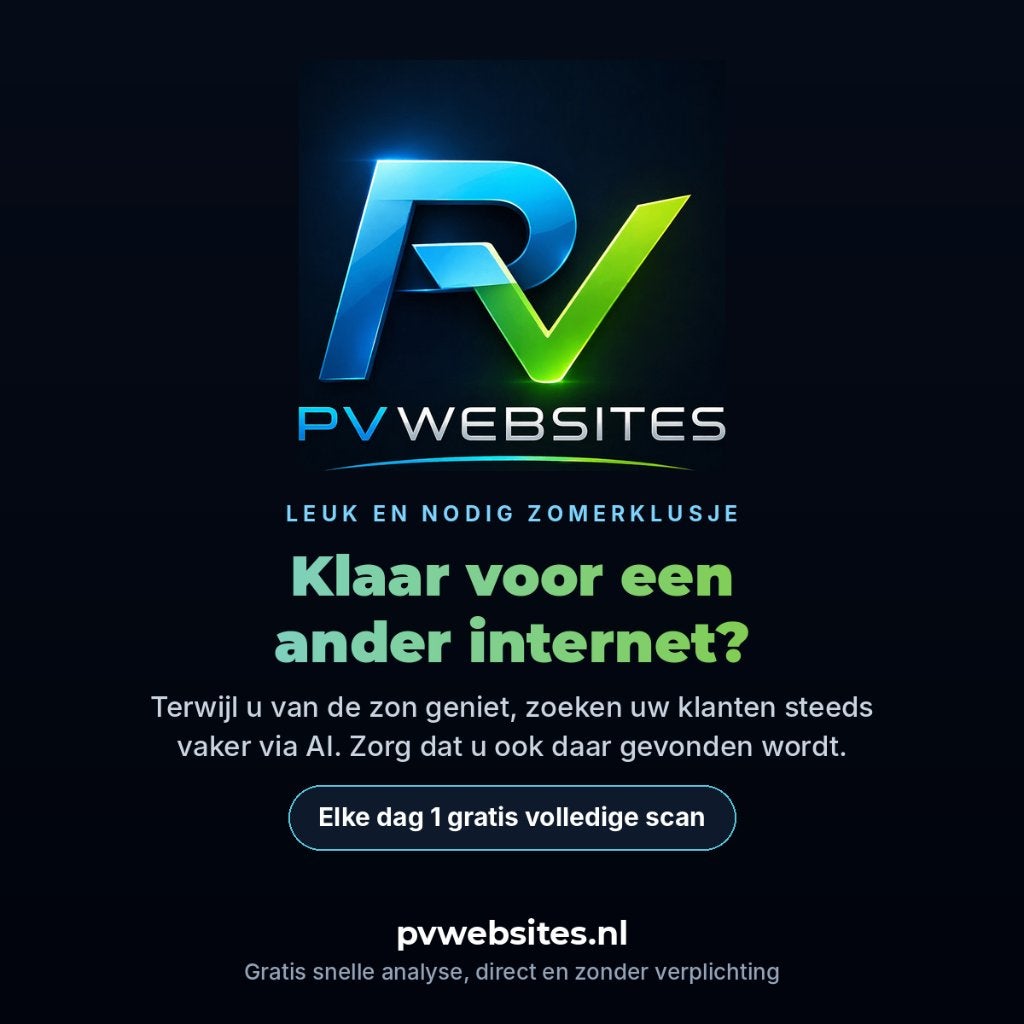 Website check : ZZP ben je nog vindbaar in het AI-tijdperk, Website Bouw