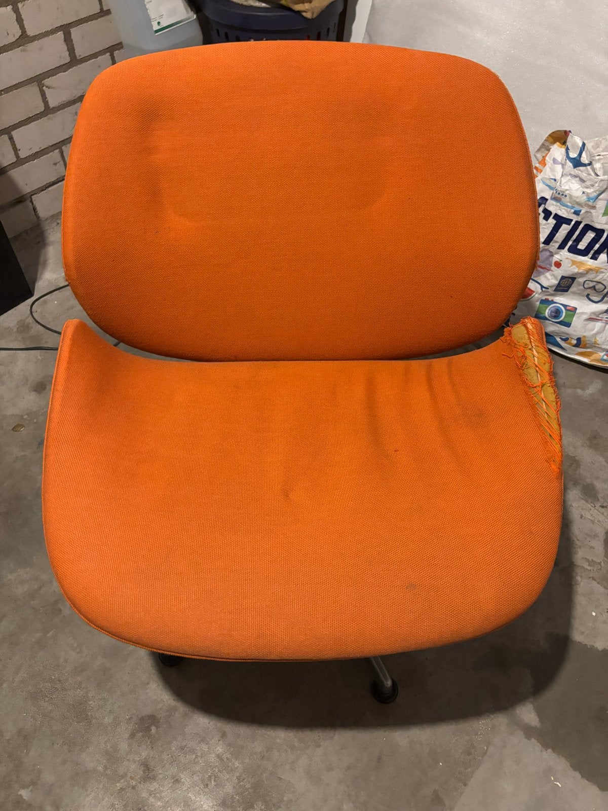 Vintage Geoffrey Harcourt Loungestoel, Huis en Inrichting, Gebruikt, Overige kleuren, Ophalen of Verzenden, Metaal