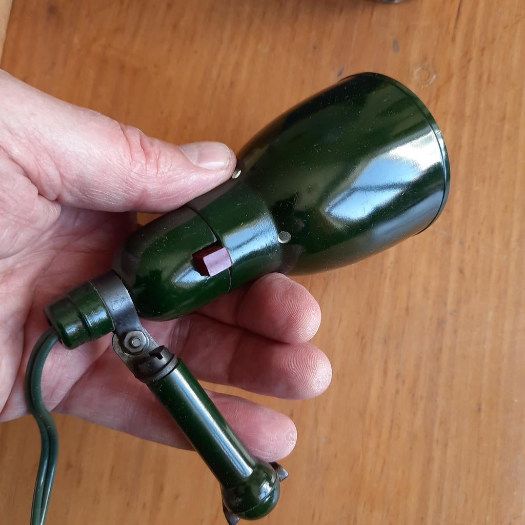 Bakeliet Duits Naaimachine Lampje in doos, Verzenden