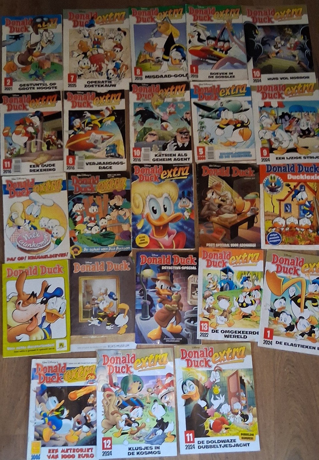 Donald ducks, Verzamelen, Ophalen of Verzenden, Donald Duck, Gebruikt, Papier, Kaart of Schrift