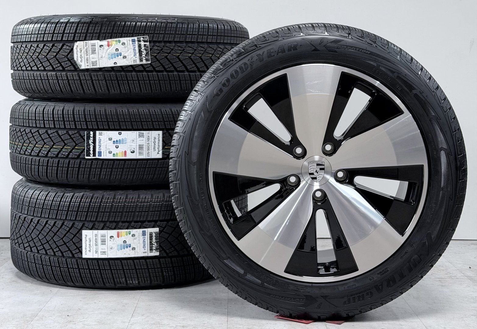 Porsche Macan EV 20 inch velgen Origineel Winterset incl BTW, -, -, Banden en Velgen, Nieuw