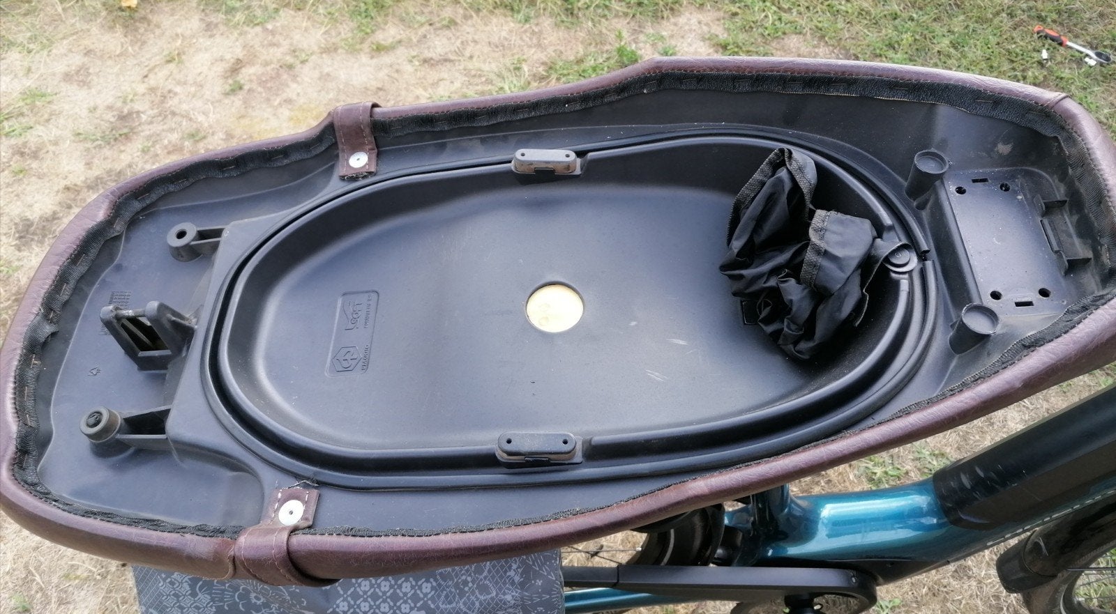Vespa gt gts zadel, Ophalen
