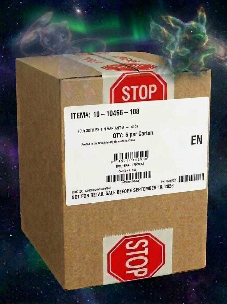 ⚡ Sealed Case 6x Tin - Pokemon 30th Celebration ex Tin ‼️, Ophalen of Verzenden, Nieuw, Overige typen, Foil