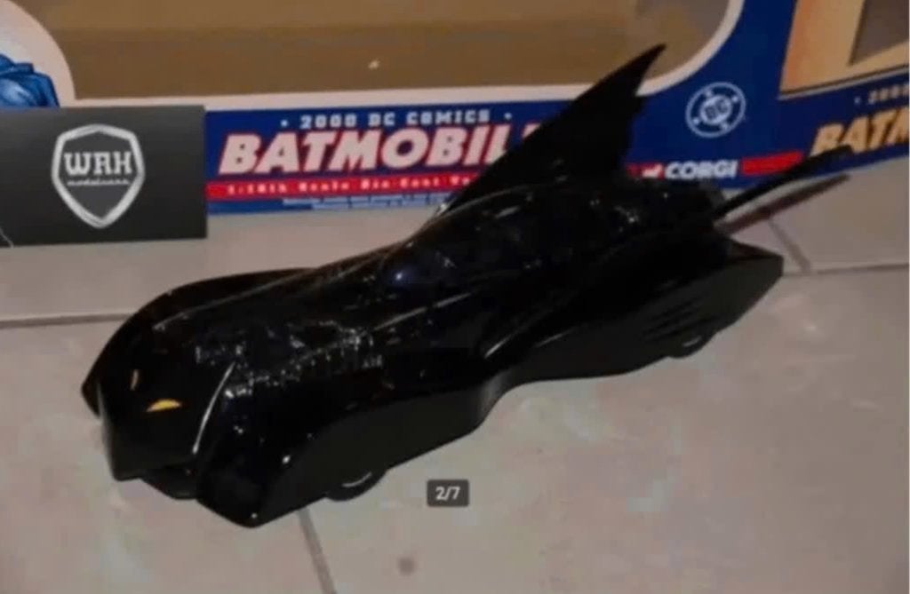1:18 DC COMICS 2000 BATMAN BATMOBILE zie info in doos WRH, Verzenden, Zo goed als nieuw, Auto, Overige merken