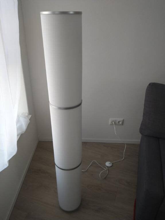 IKEA VIDJA Floor Lamp – White – 6 Bulbs Included, Ophalen, 100 tot 150 cm, Overige fittingen, Zo goed als nieuw
