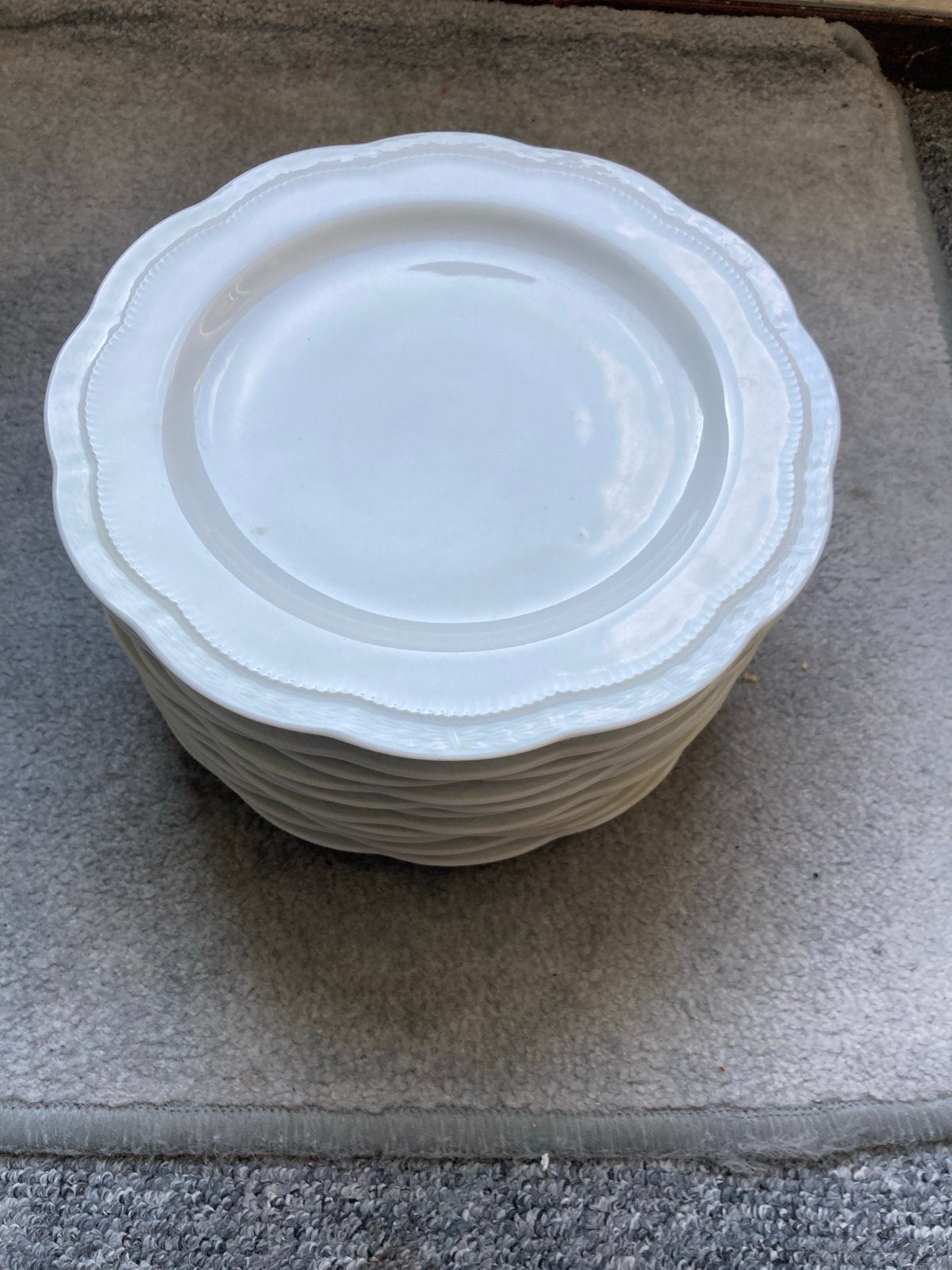 12 Porseleinen Borden Scherzer - Bavaria - 23,5 cm, Antiek en Kunst, Ophalen