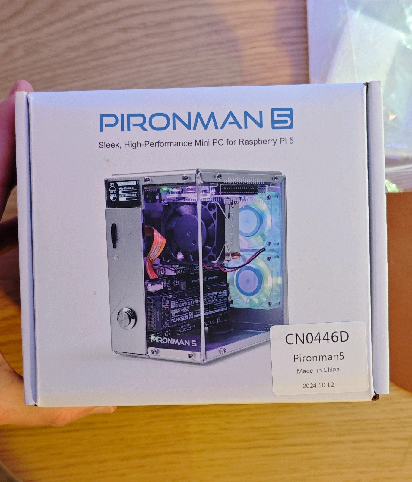 Sunfounder Pironman 5 Case for Raspberry Pi 5, Ophalen of Verzenden, Zo goed als nieuw