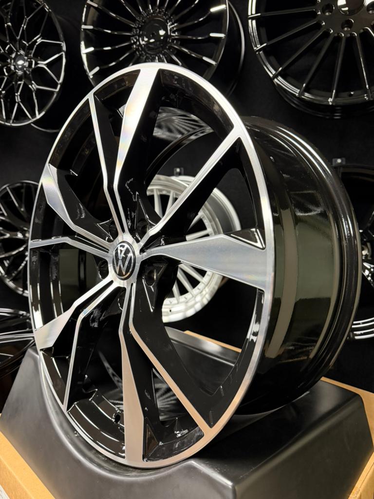 19 inch velgen voor Volkswagen Misano look Rline 5x112 T-roc, 19 inch, Velg(en), Nieuw, Ophalen of Verzenden