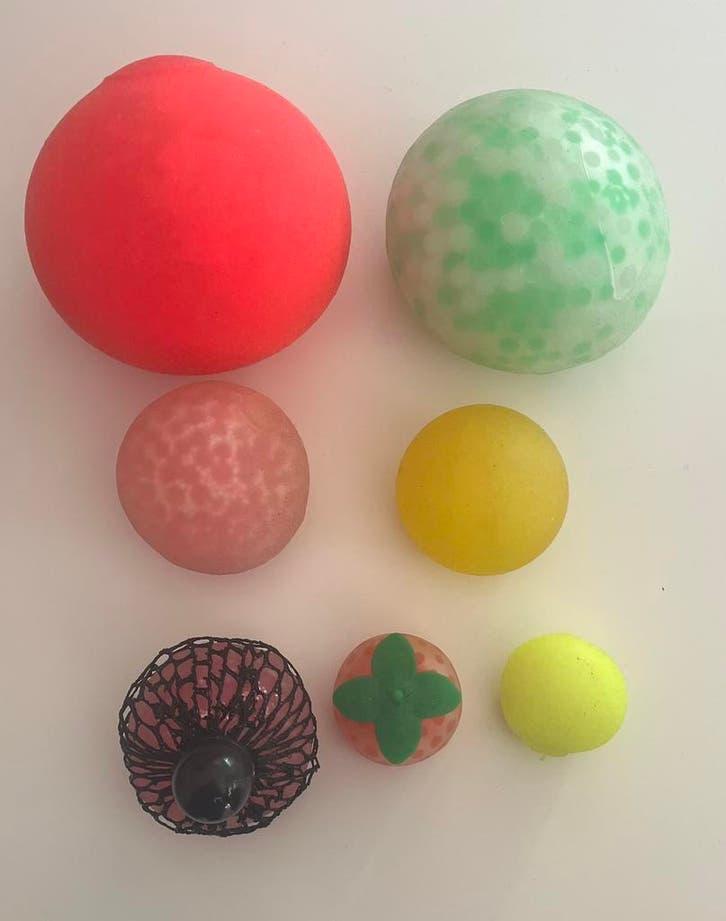 7 Leuke stressballen, Ophalen of Verzenden, Gebruikt