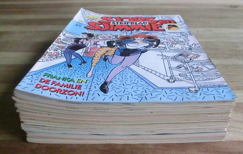 Sjors en Sjimmie jaargang 1992 de delen 1 t/m 26 compleet, Boeken, Complete serie of reeks, Ophalen of Verzenden, Gelezen