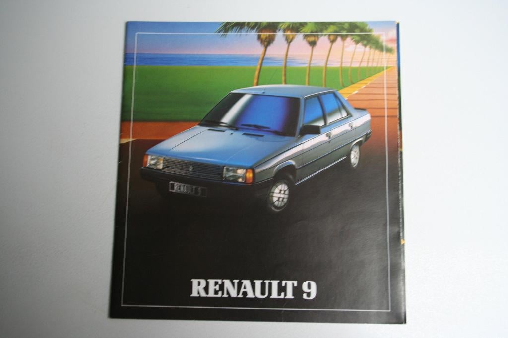 Folder Renault 9 (1982) (29), Ophalen of Verzenden, Nieuw, Renault