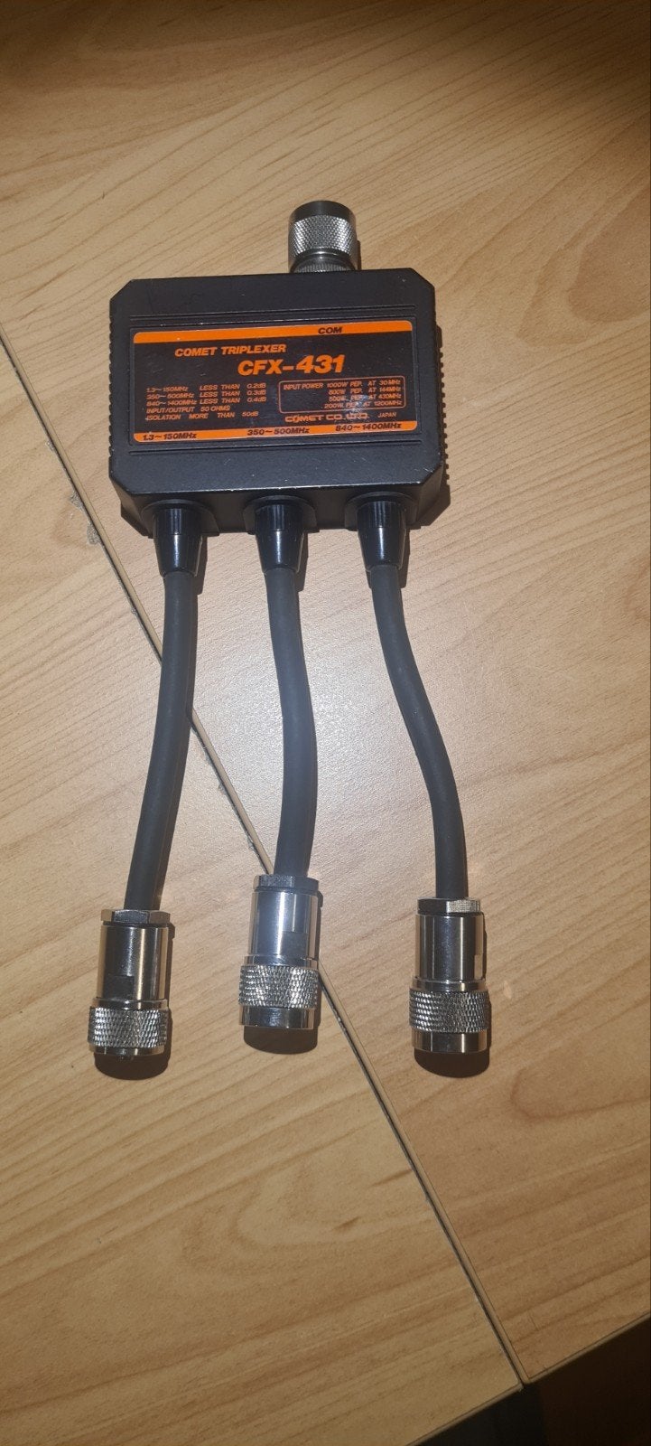 Comet CFX-431 Triplexer, Telecommunicatie, Zenders en Ontvangers, Ophalen of Verzenden, Gebruikt, Zender en Ontvanger
