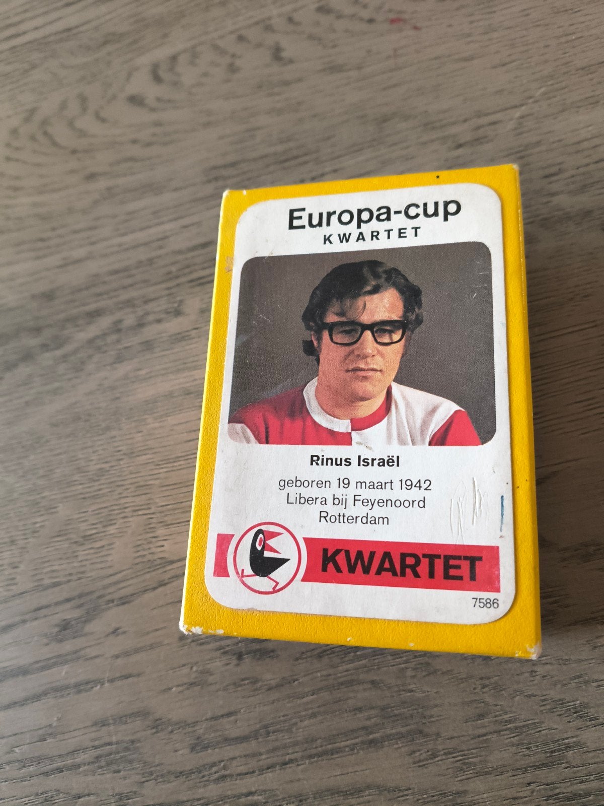 Vintage Europa-Cup Kwartetspel - Voetbal, Ophalen of Verzenden, Gebruikt, Feyenoord, Spel