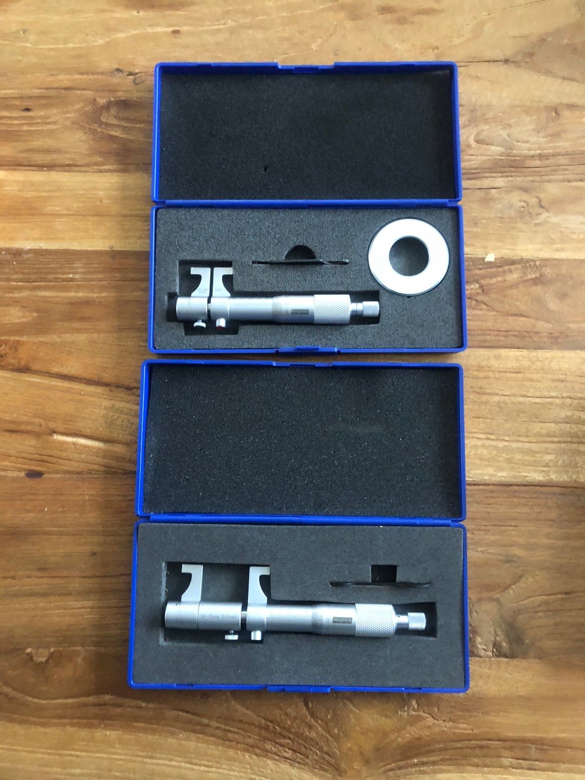 Hogetex Binnenmicrometer Set (25-75mm), Ophalen of Verzenden, Gebruikt