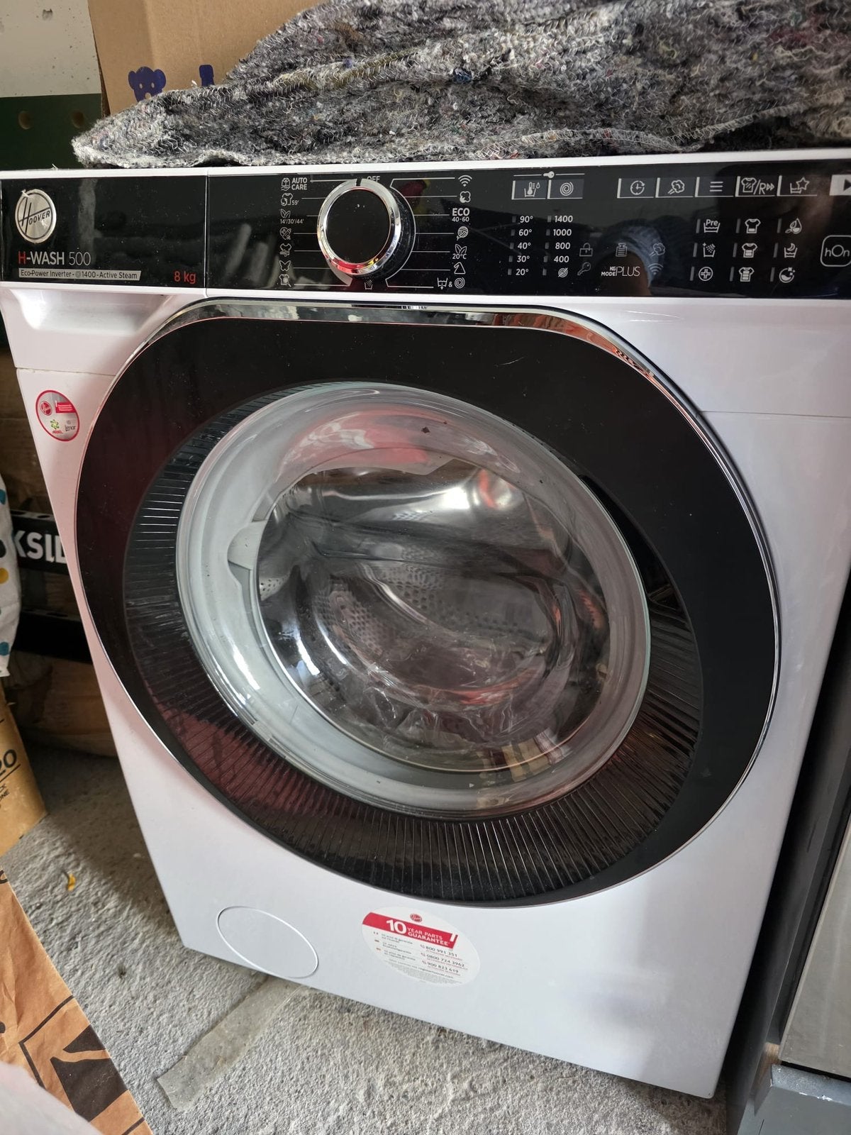 Wasmachine, Ophalen, Zo goed als nieuw, 1200 tot 1600 toeren, 85 tot 90 cm