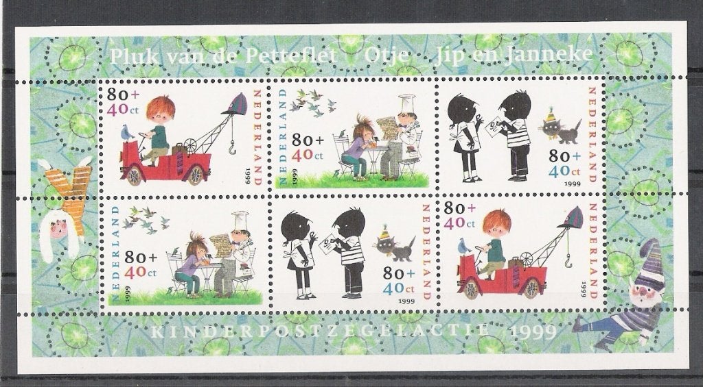 Blok 1855 postfris cw 9,00, Ophalen of Verzenden