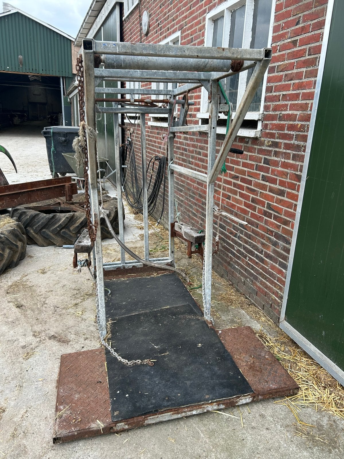 Robuuste klauwbekapbox voor vee, Ophalen, Veehouderij, Stalinrichting
