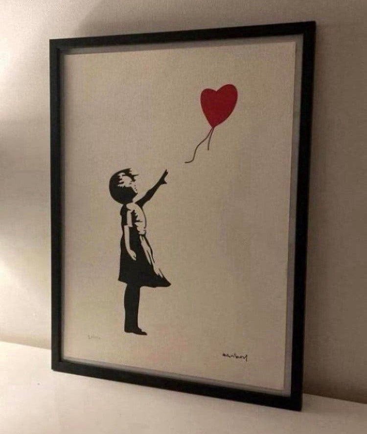 BANKSY : lithografie met certificaat, Ophalen of Verzenden