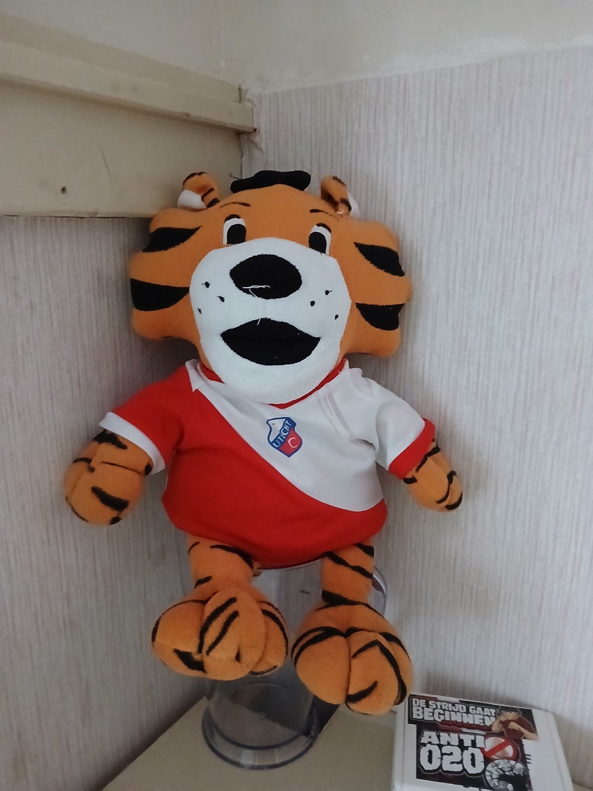 FC Utrecht Fanpakket: Knuffel, Muts, Sjaals en Stadion, Ophalen of Verzenden, Gebruikt, F.C. Utrecht, Beeldje of Poppetje