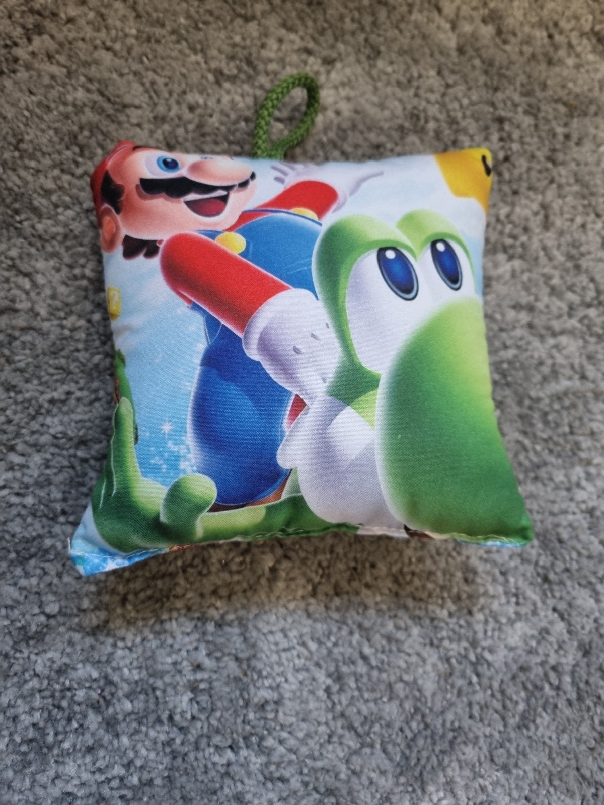 Super Mario en Yoshi knuffel kussen, Ophalen, Gebruikt, Overige typen, Nintendo