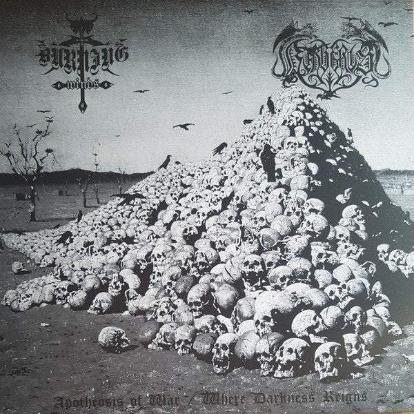 Burning Winds / Kerberos  –   Where Darkness Reigns lp new, LP, Originele persing, Ophalen of Verzenden, Death metal