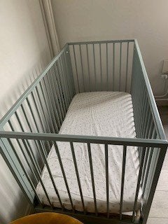 Kinderledikant met toebehoren, Kinderen en Baby's, Babywiegjes en Ledikanten, Ophalen, Zo goed als nieuw, Ledikant