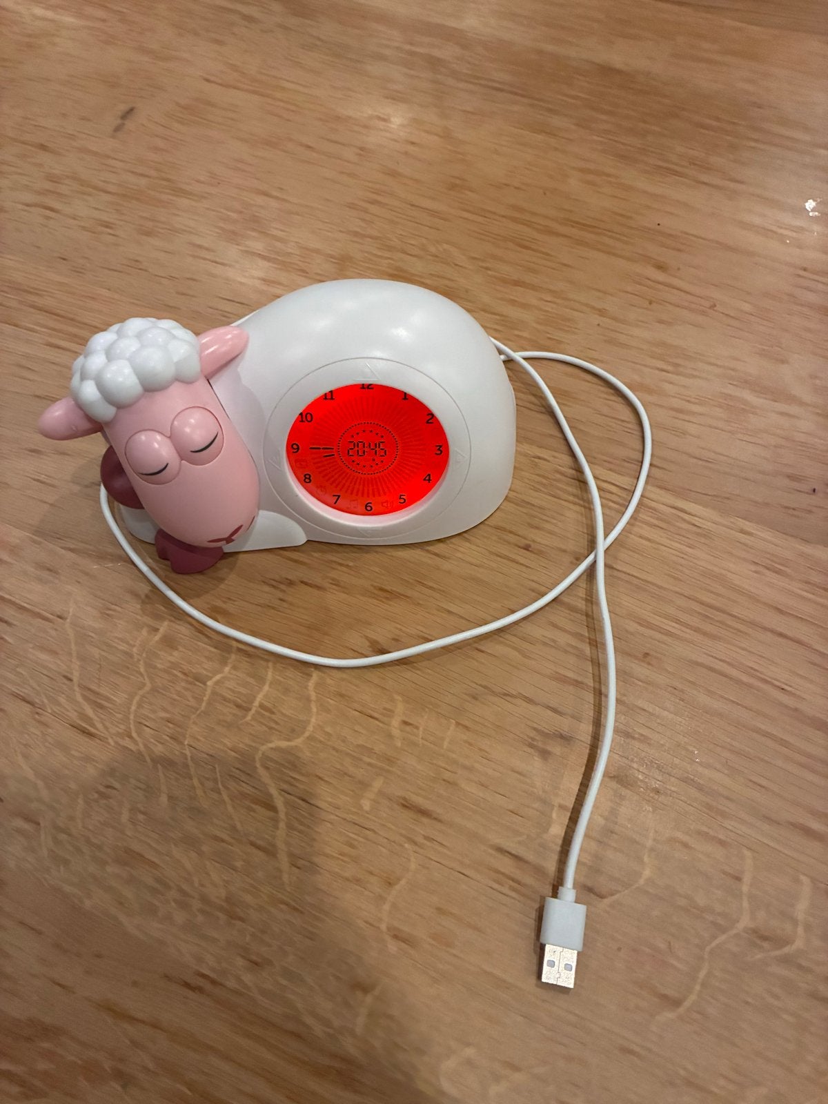 Schaap wekkerlamp met slaaptrainer voor kinderen, Ophalen, Gebruikt, Digitaal