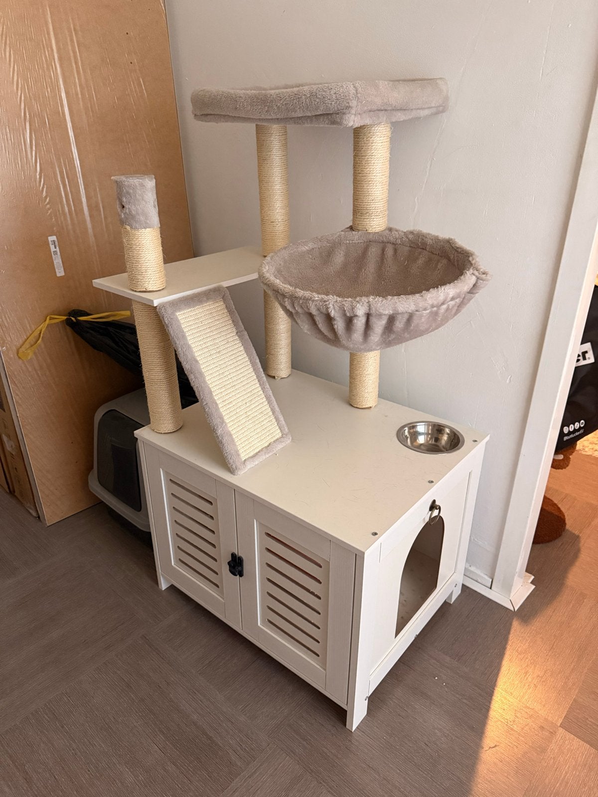 Kattenbakmeubel, Ophalen, Gebruikt, Krabpaal
