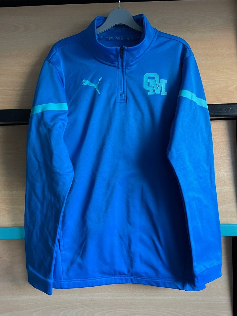 Olympique Marseille Puma Trainingstrui Blauw Maat S, Puma, Blauw, Ophalen of Verzenden, Zo goed als nieuw