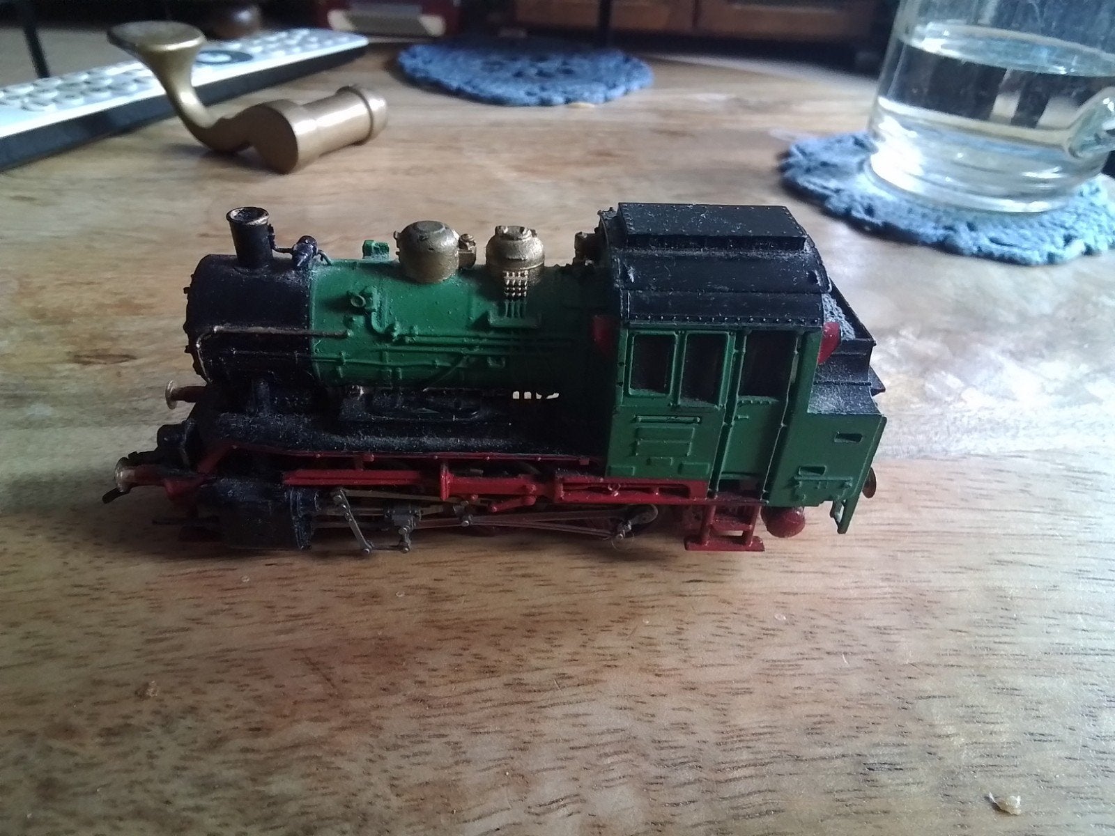 Märklin Stoomlocomotief - Groen/Zwart - Gebruikt, Wisselstroom, Gebruikt, Locomotief, Ophalen of Verzenden