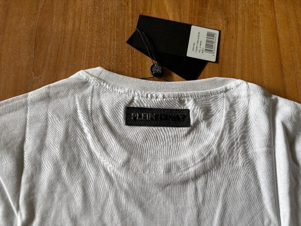 Philipp Plein shirt lange mouw NIEUW, Maat 52/54 (L), Wit, Nieuw, Ophalen of Verzenden
