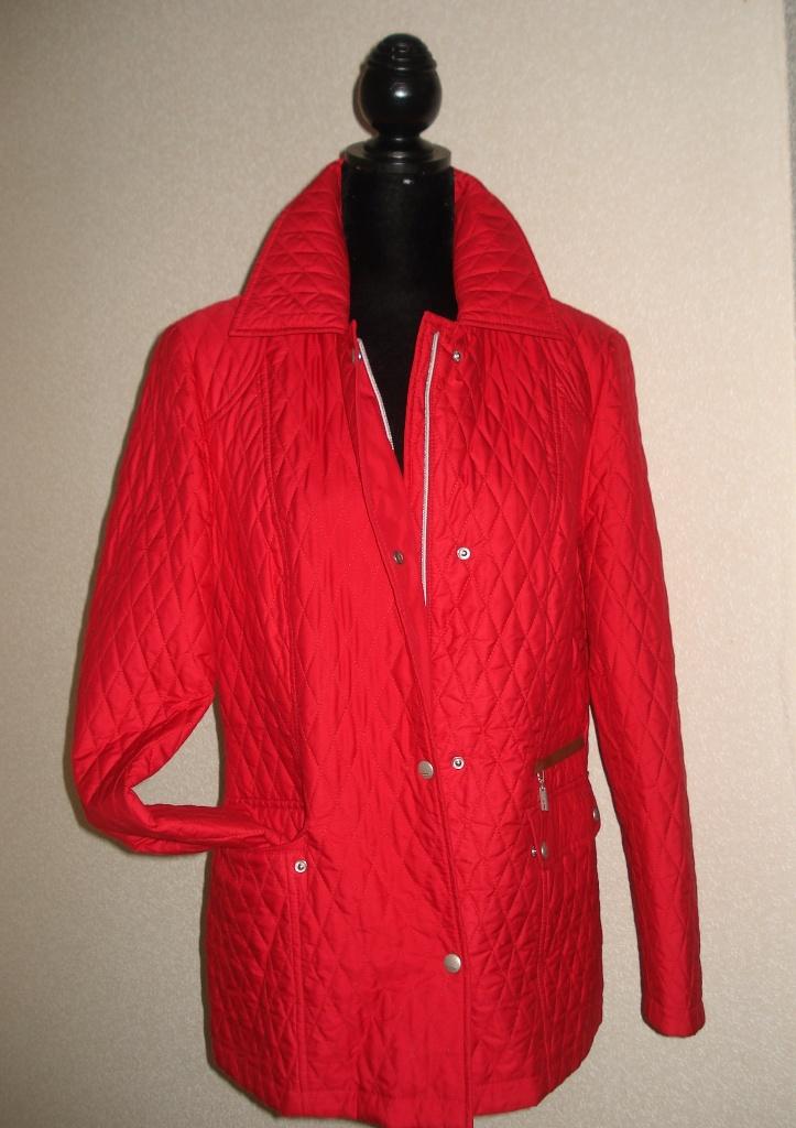 COVER by Kirsten rode tussen jas maat 38, Kleding | Dames, Jassen | Winter, Verzenden, Zo goed als nieuw, Rood, Maat 38/40 (M)