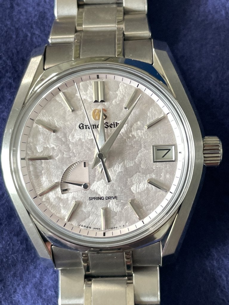 Grand Seiko SBGA413G Shunbun “Cherry Blossom” Titanium, Sieraden, Tassen en Uiterlijk, Horloges | Heren, Ophalen, Polshorloge