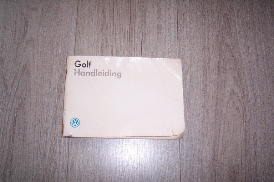 Gebruikershandleiding VW GOLF type 2 (fase 2)  1987/1991, Auto diversen, Ophalen of Verzenden