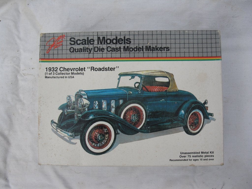 Auto Chervrolet Roadster Die cast Metal kit schaal 1:20, Ophalen of Verzenden, Groter dan 1:32, Auto, Overige merken