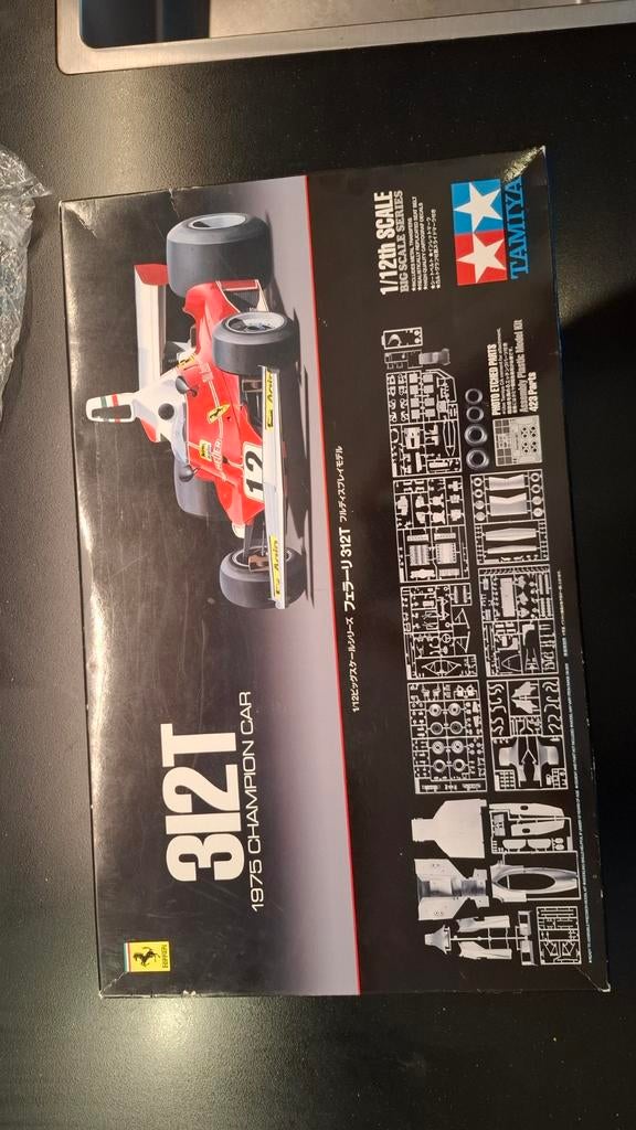 Tamiya 1/12 big scale Ferrari 312T Lauda lees de advertentie, Ophalen of Verzenden, Groter dan 1:32, Auto, Tamiya