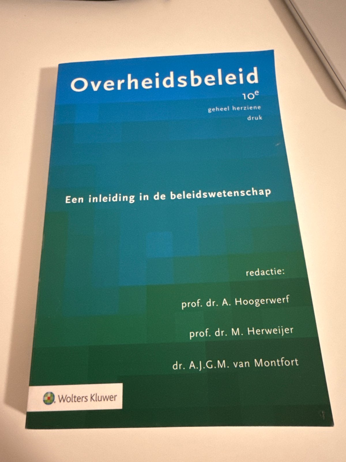 Overheidsbeleid - Een inleiding in de beleidswetenschap, Ophalen of Verzenden, Gamma, Zo goed als nieuw, HBO