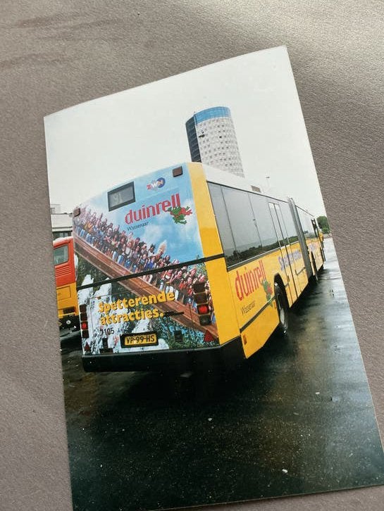 Duinrell bus foto - VP-99-HS - Oude reclamebus, Verzenden, Bus of Metro, Overige typen