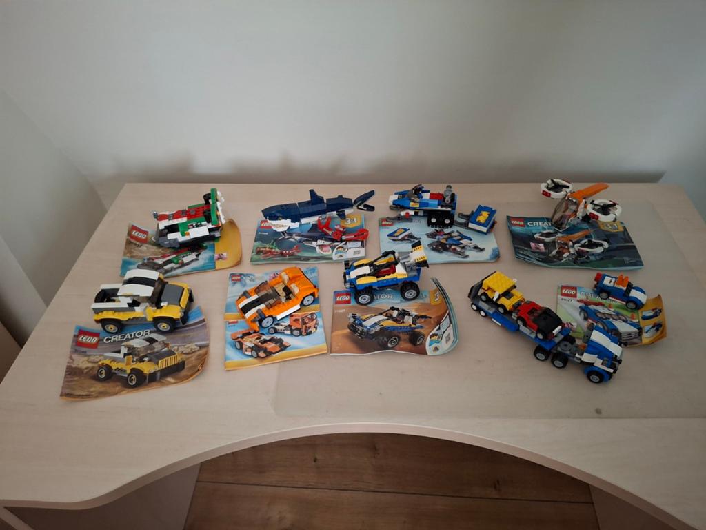 Lego Creator sets (8 stuks) - Zo goed als nieuw, Lego, Ophalen of Verzenden, Zo goed als nieuw, Meerdere sets