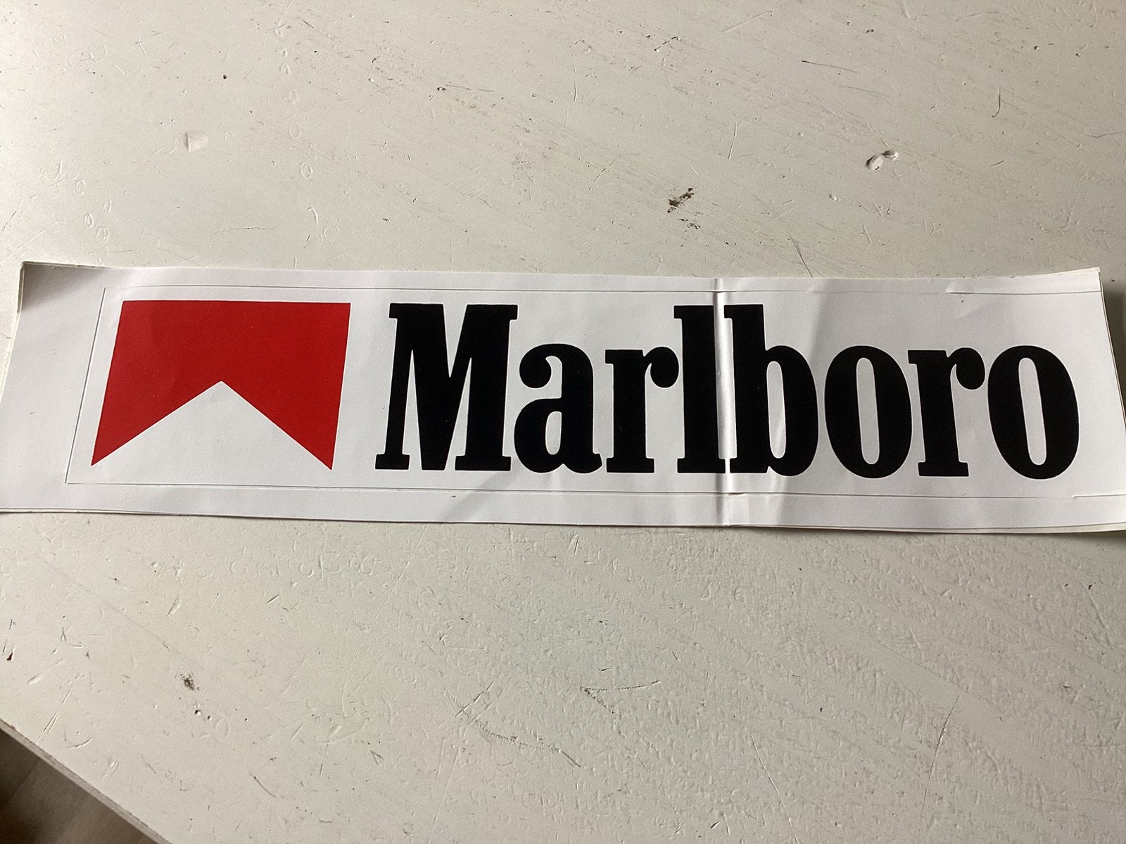 Sticker Marlboro, Verzenden, Zo goed als nieuw, Merk