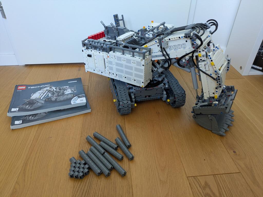 LEGO 42100 technic Liebherr 9800 excavator, Ophalen of Verzenden, Zo goed als nieuw