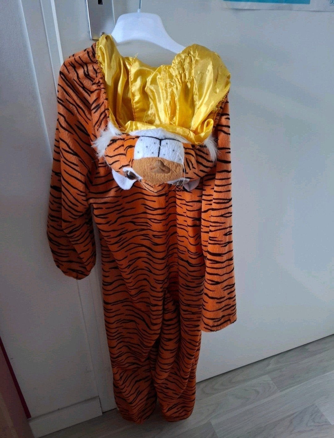 Tijgerpak of onesie kind, Kinderen en Baby's, Ophalen of Verzenden, Gebruikt, Jongen of Meisje