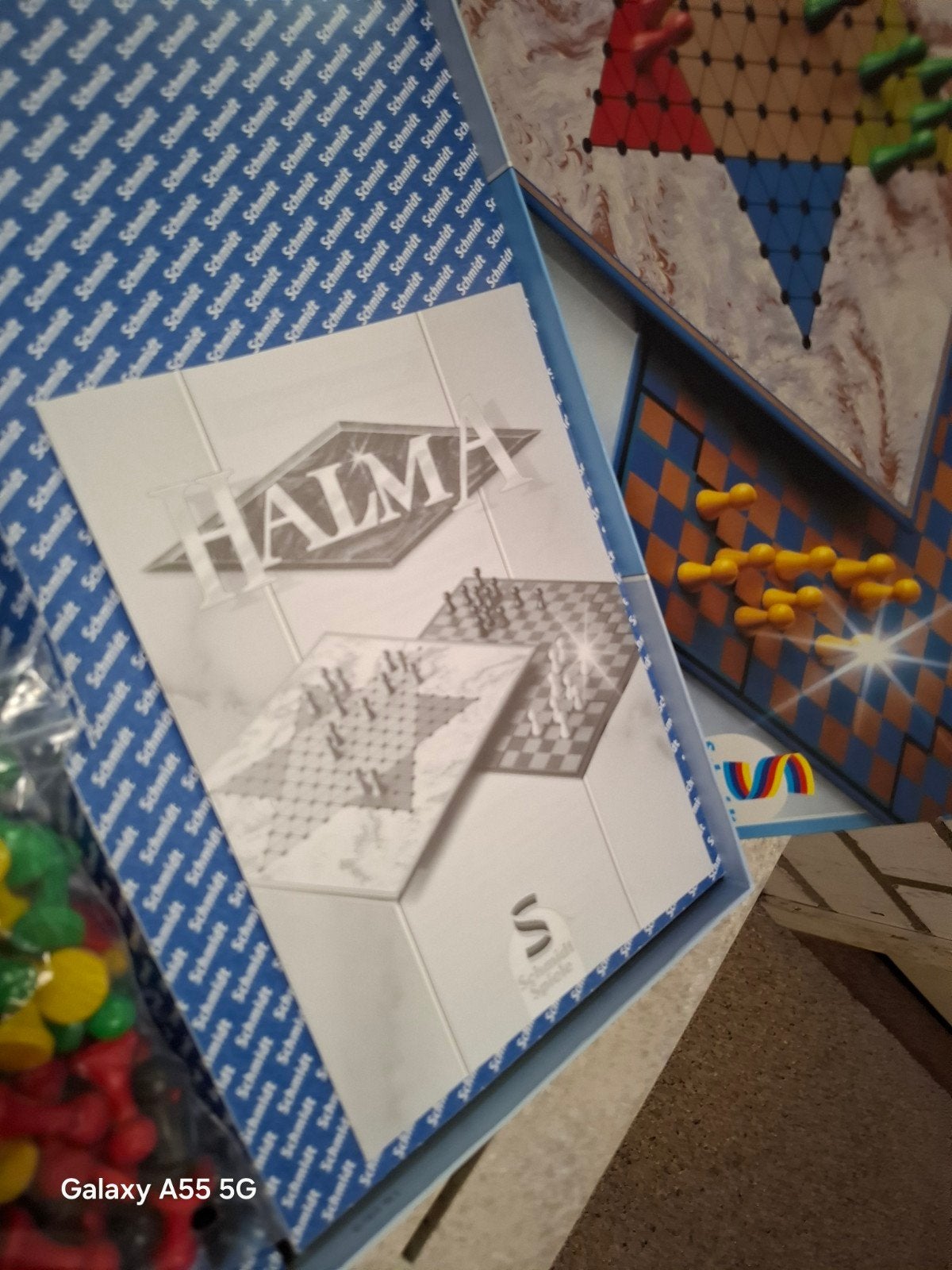 Halma bordspel - Schmidt Spiele - Zo goed als nieuw, Lahnstraße 21, 12055 Berlin, Duitsland, Schmidt Spiele, Ophalen of Verzenden