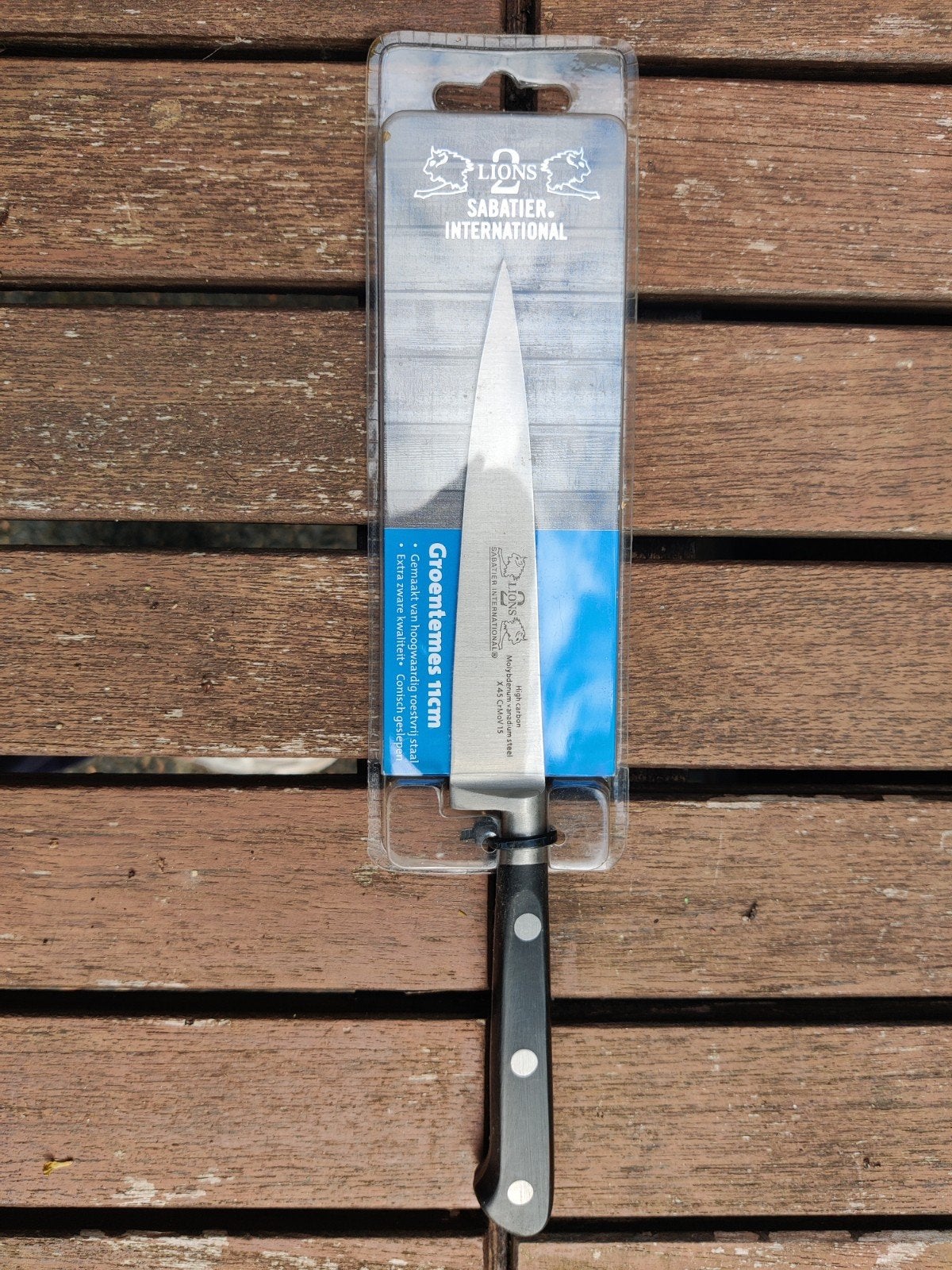 Sabatier International Groentemes 11cm - Nieuw, Overige typen, Nieuw, Ophalen of Verzenden, Zwart