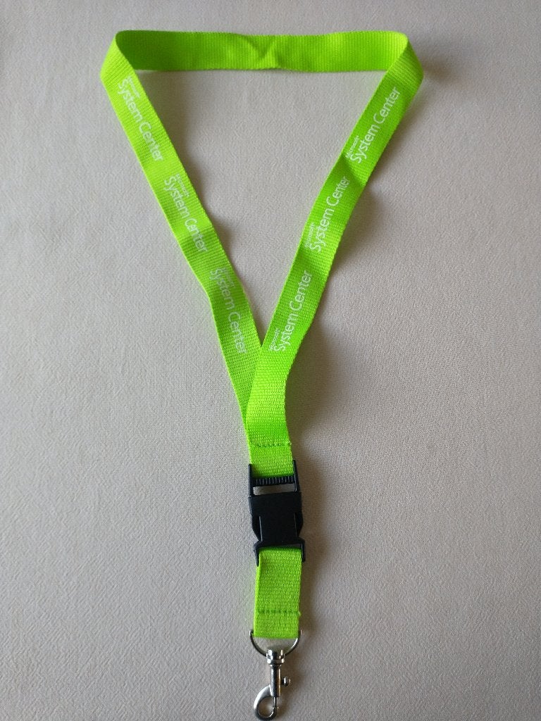 Groen Keycord van Microsoft System Center, Verzamelen, Sleutelhangers, Ophalen of Verzenden, Nieuw, Merk