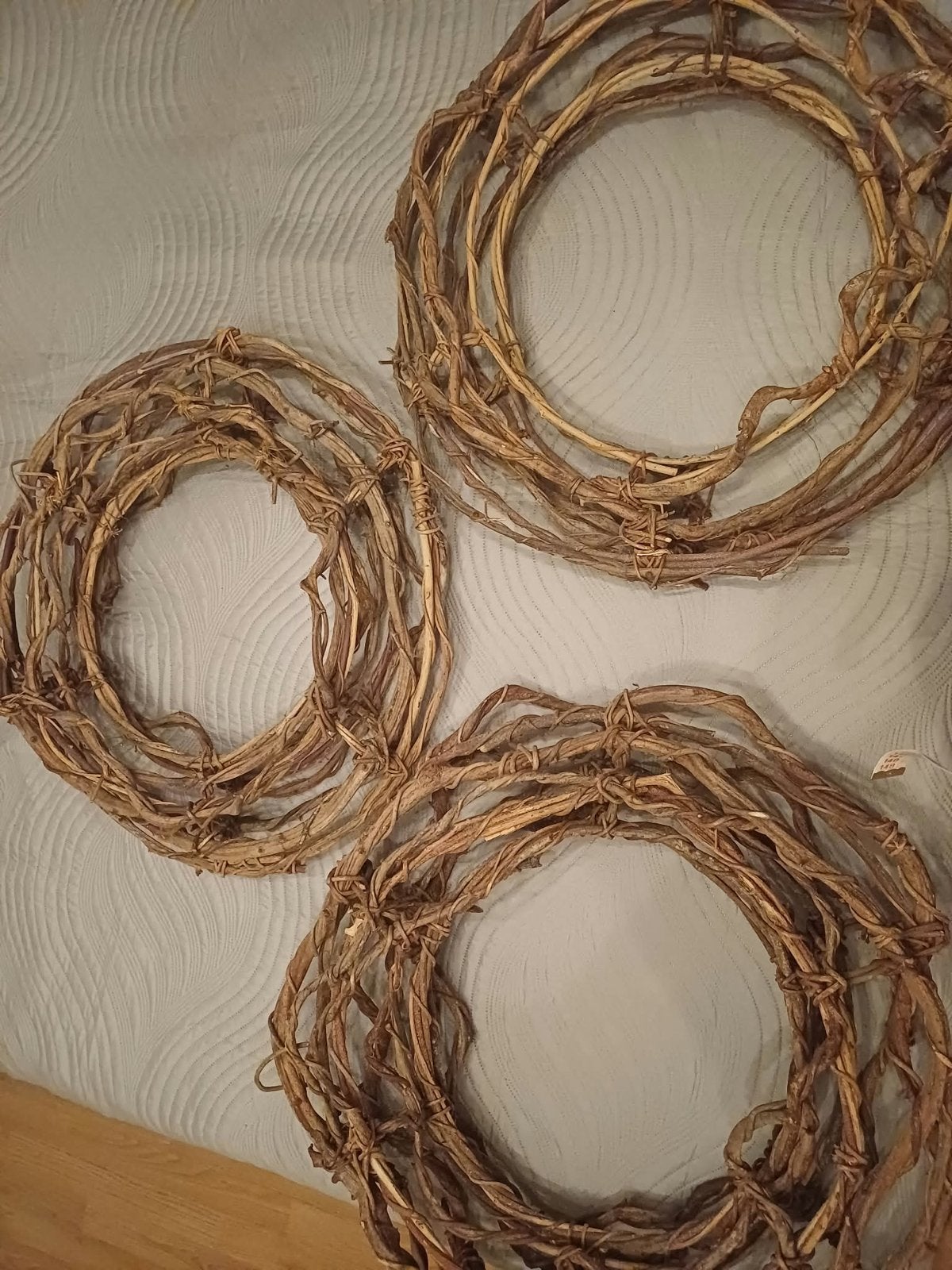 3 Mooie natuurlijke kransen van 65 cm voor wanddecoratie, Ophalen, Krans, Zo goed als nieuw, 65 cm
