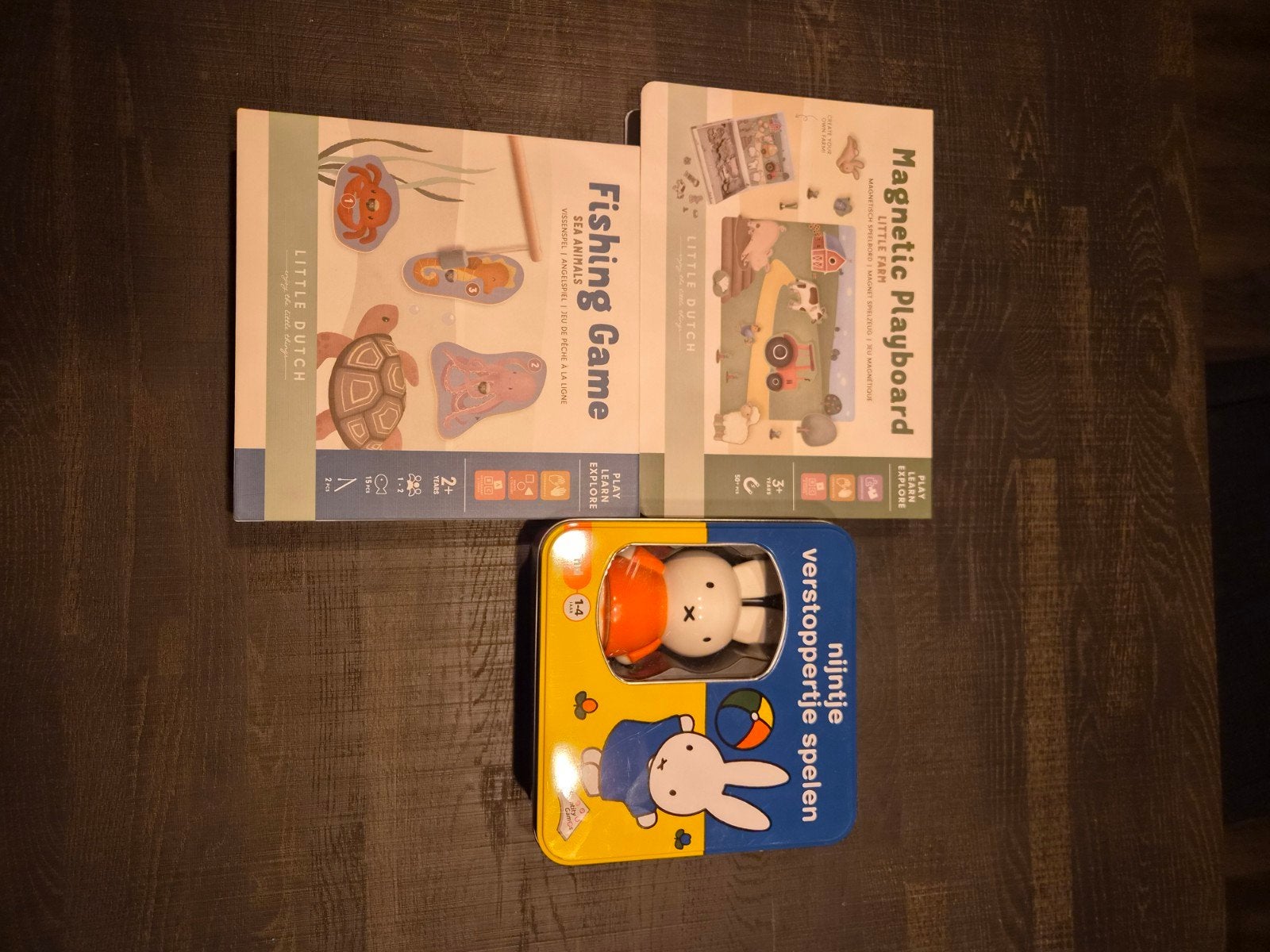 Little Dutch Spellen:Vissen,Boerderij & Nijntje Verstoppert, Ophalen of Verzenden