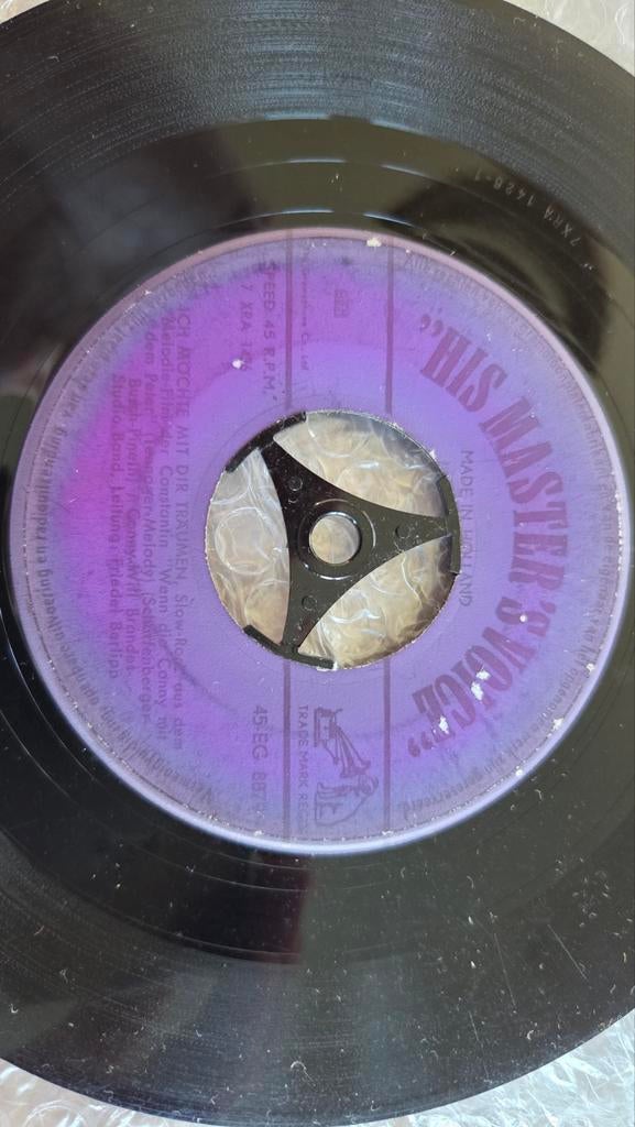 Vintage His Master's Voice Single, Ophalen of Verzenden
