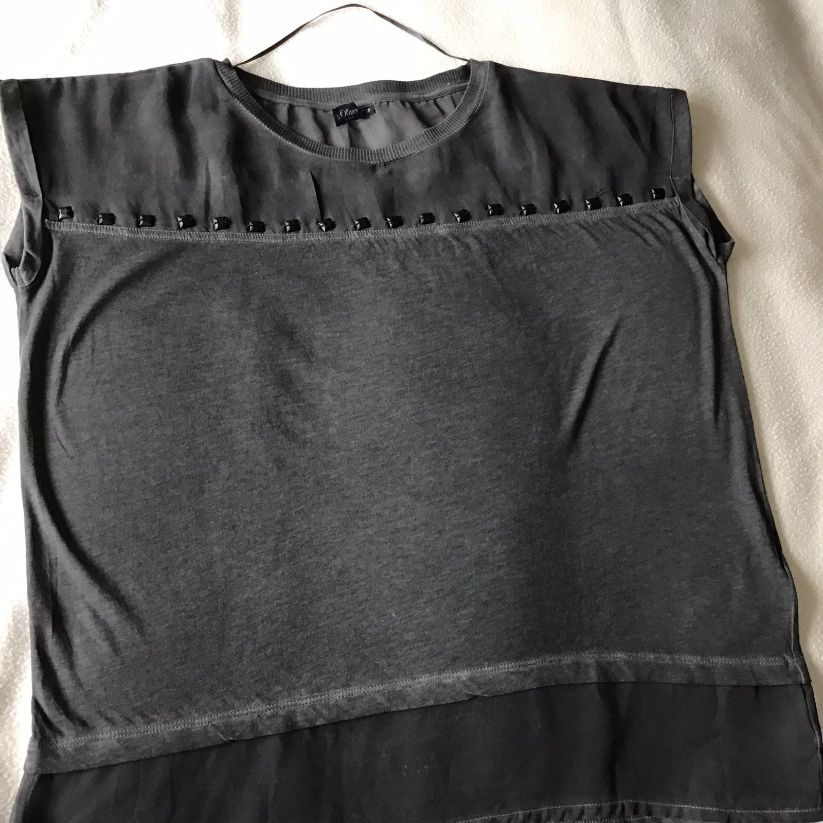 Shirt mt.S.  s Oliver, Ophalen of Verzenden, Zo goed als nieuw, Grijs, Maat 36 (S)